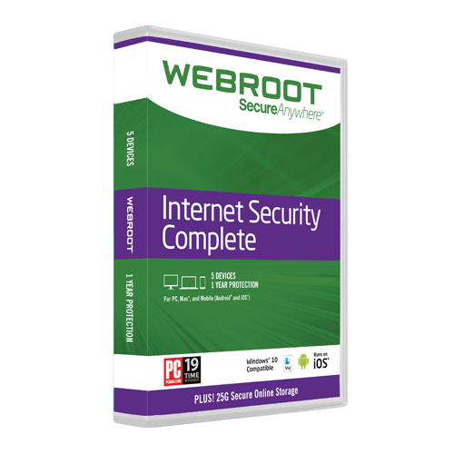 Webroot antivirus box